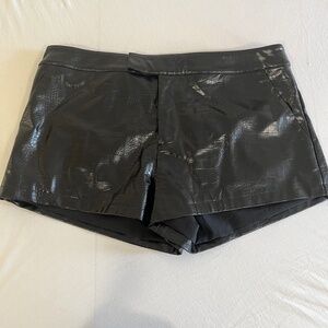 Nakedvice The Indy Shorts in Black Croc